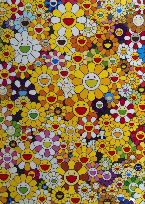 Takashi Murakami Summer Vapor Trail (Signed Print) 2006