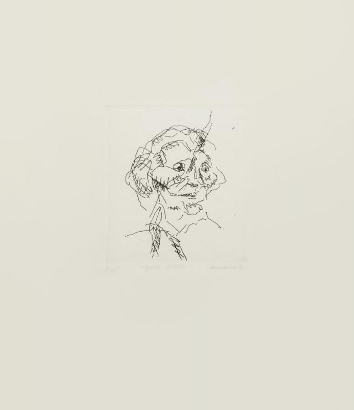Frank Auerbach sold at Roseberys