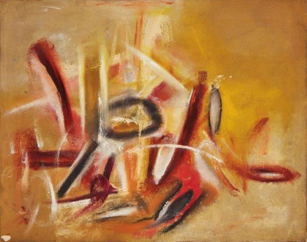 Aubrey Williams, Guyanese/ British 1926-1990- 'Savannah Sun', 1959; oil on canvas