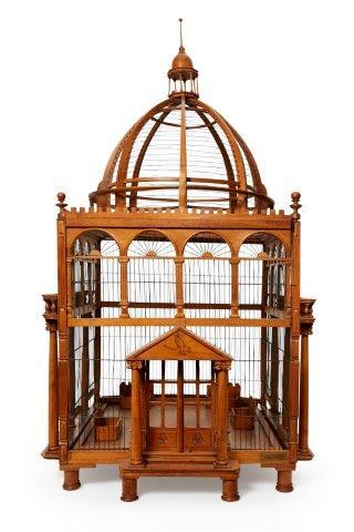 Antique bird cage 
