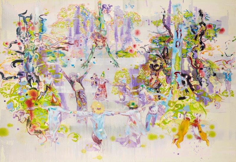 Dominic Shepherd, British b. 1966- All Fall Down; oil on canvas