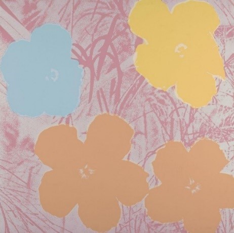 flowers andy warhol