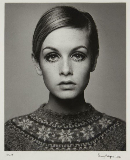 Barry Lategan, British b.1935- Twiggy, 1966; gelatin silver print