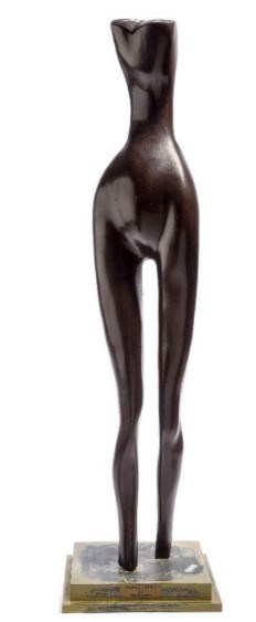  Benedict Chukwukadibia Enwonwu MBE, Nigerian/ British 1917-1994- Female Form I; ebony 