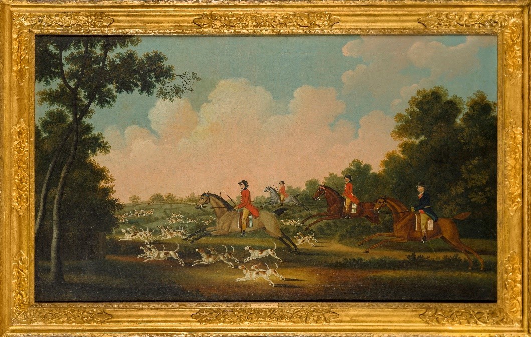  John Cordrey, British c.1765-1825- Full Cry; oil on canvas