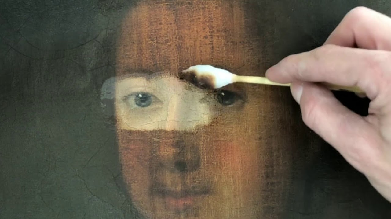 Restoring a painting 