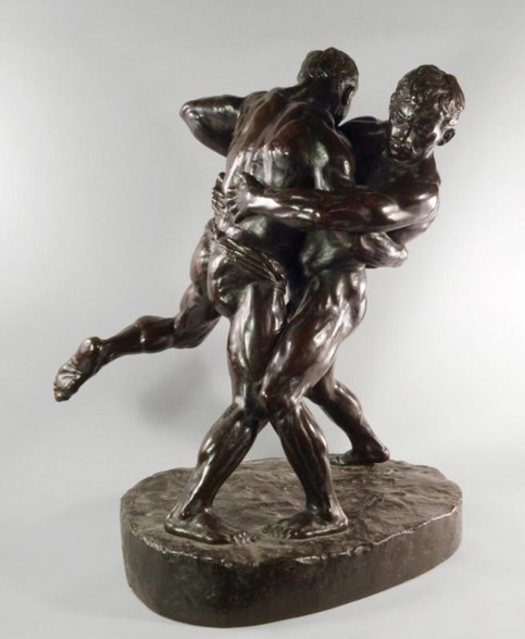 wrestlersbronze